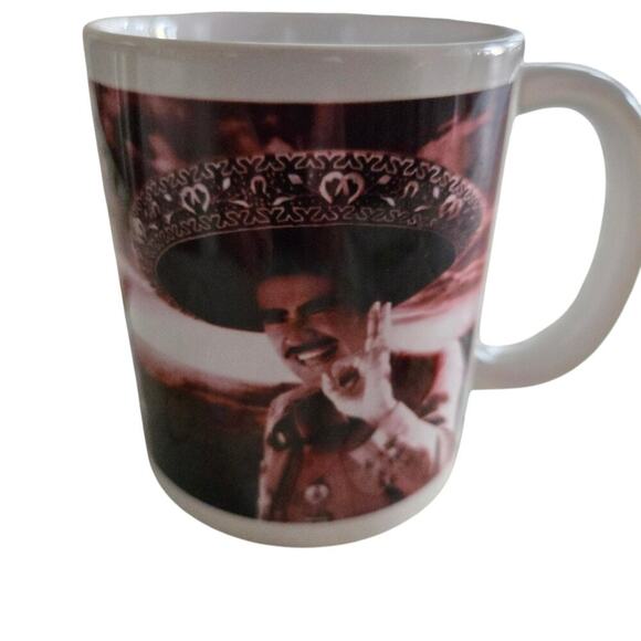 Vicente Fernandez Coffee Cup Very cool find, custom made Rancheras Musica Latina - Picture 2 of 3
